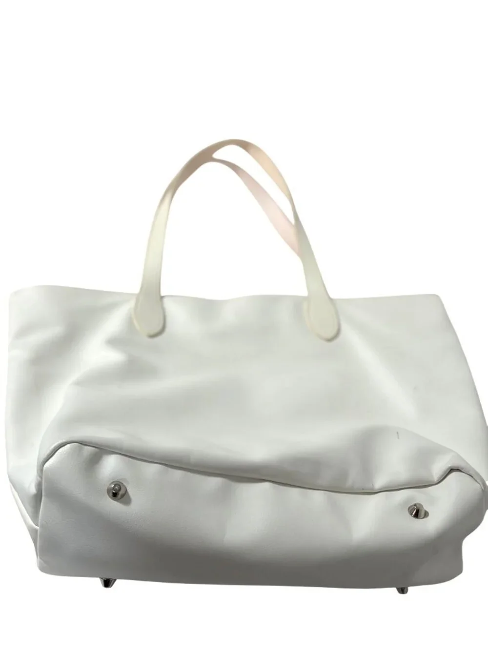 Ralph Lauren Fragrances Tote Bag Purse Shoulder Bag Large Handbag 18x12x4 White